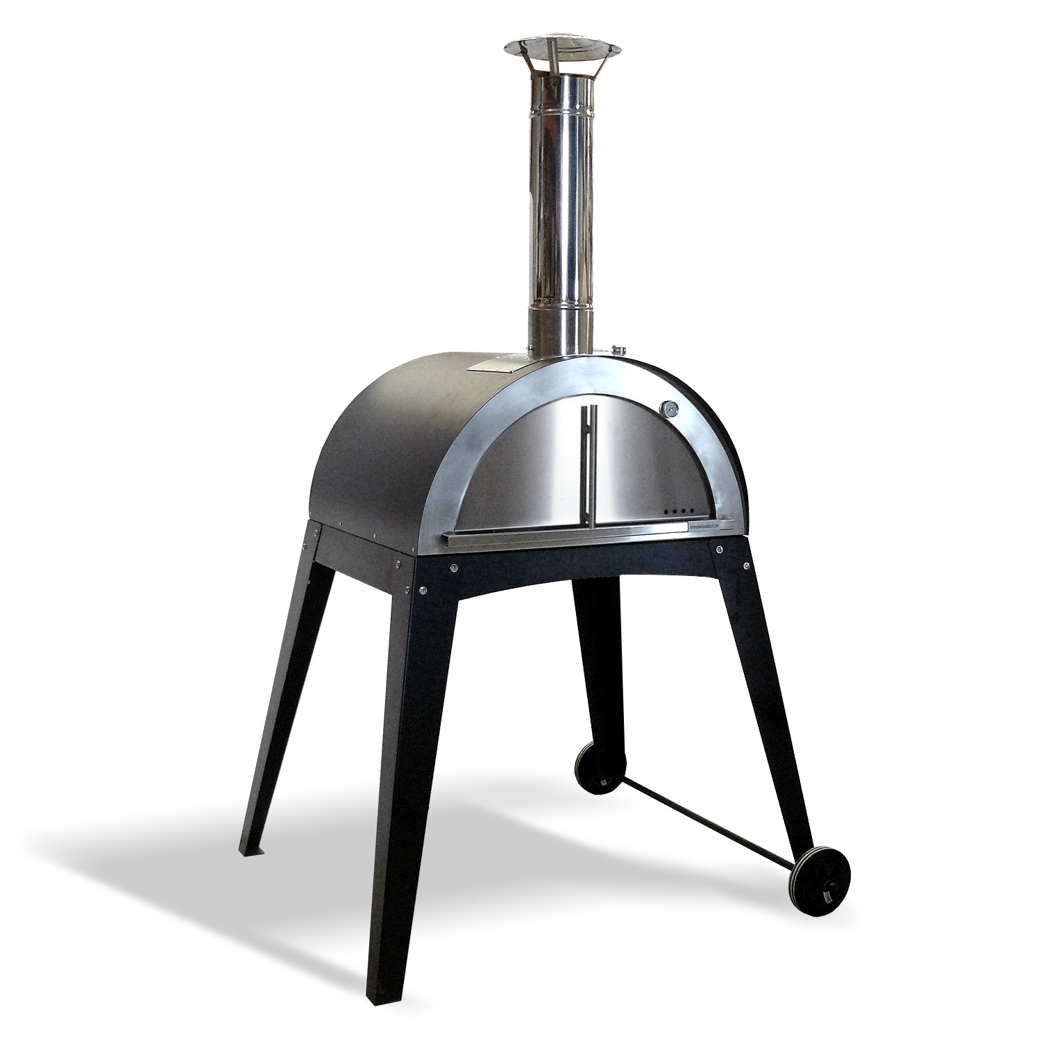 Horno de leña de acero inoxidable